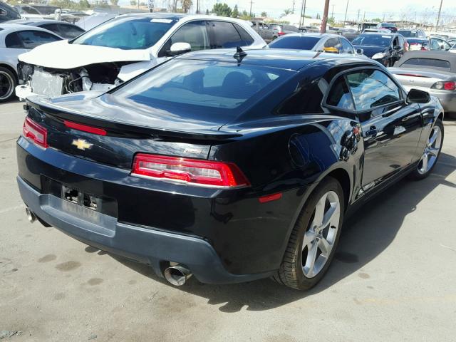 2G1FD1E37F9279672 - 2015 CHEVROLET CAMARO LT BLACK photo 4