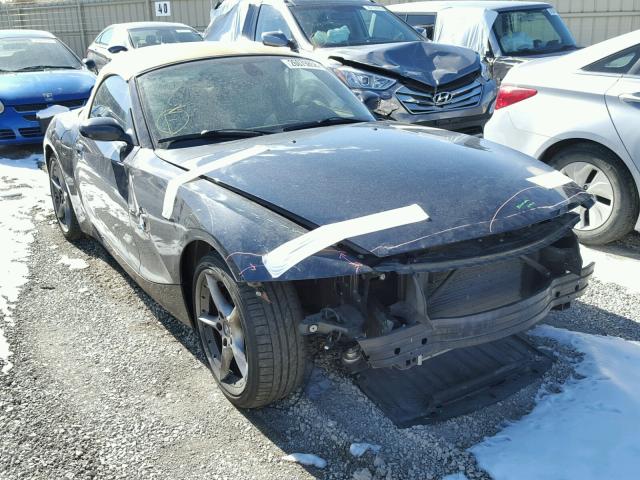 4USBU53538LW93717 - 2008 BMW Z4 3.0SI BLACK photo 1