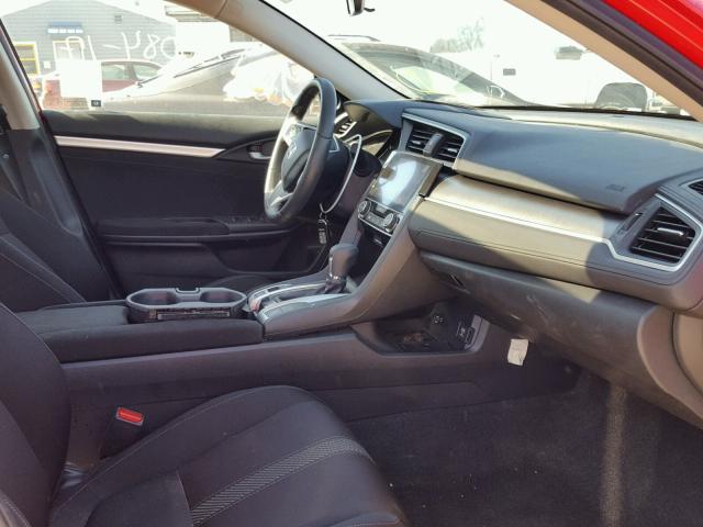 2HGFC2F75HH524044 - 2017 HONDA CIVIC EX წითელი ფოტო 5