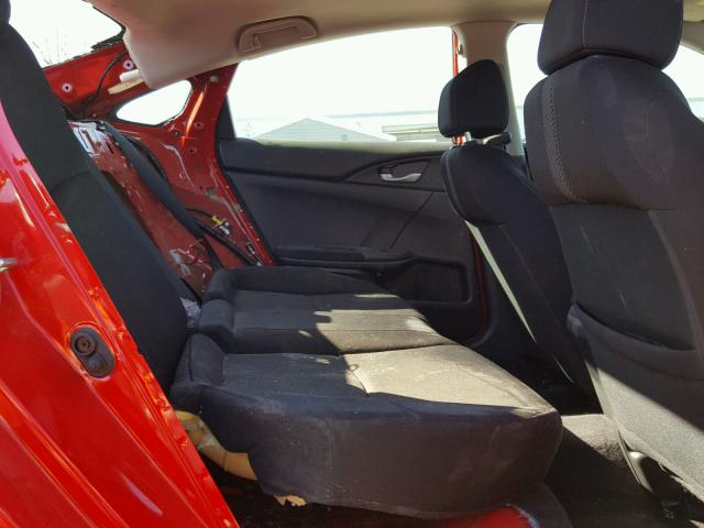 2HGFC2F75HH524044 - 2017 HONDA CIVIC EX წითელი ფოტო 6