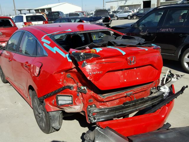 2HGFC2F75HH524044 - 2017 HONDA CIVIC EX წითელი ფოტო 9