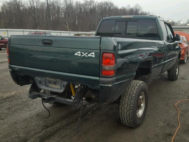 3B7KF23741G753202 - 2001 DODGE RAM 2500 GREEN photo 4