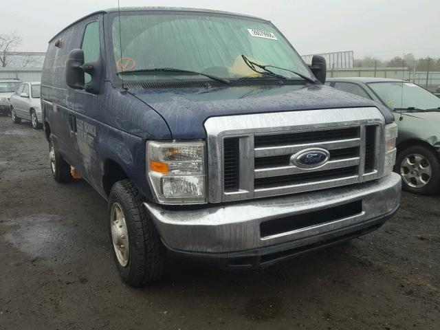 1FTNE14W89DA30302 - 2009 FORD ECONOLINE BLUE photo 1