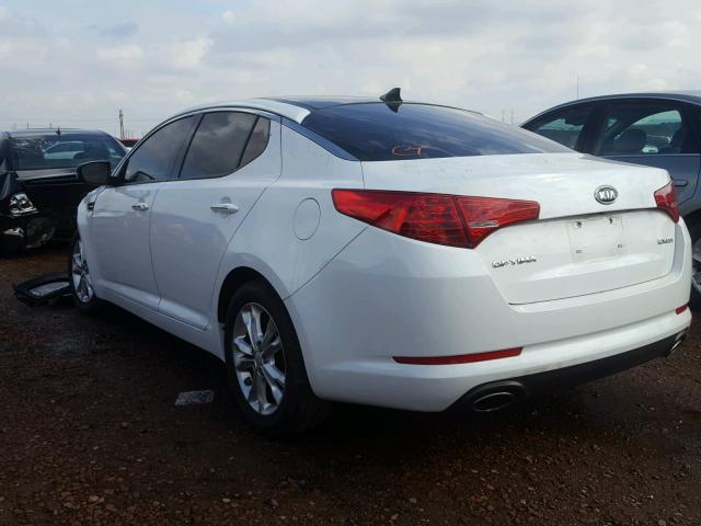 5XXGN4A78CG032166 - 2012 KIA OPTIMA EX WHITE photo 3