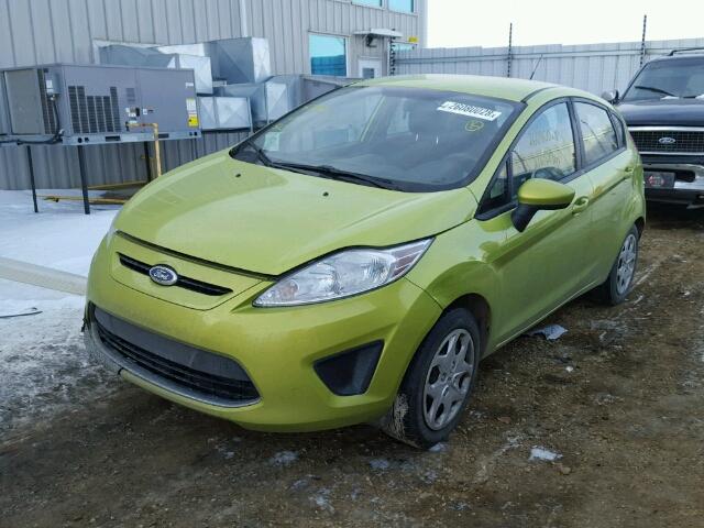 3FADP4EJ8BM158274 - 2011 FORD FIESTA SE GREEN photo 2