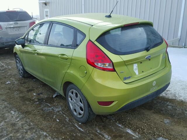 3FADP4EJ8BM158274 - 2011 FORD FIESTA SE GREEN photo 3