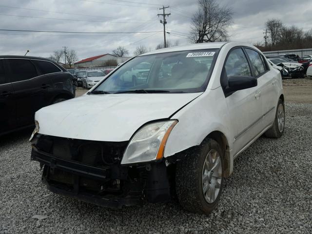 3N1AB6AP3AL657007 - 2010 NISSAN SENTRA 2.0 WHITE photo 2