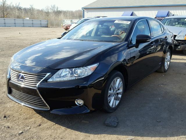 JTHBW1GG8F2094625 - 2015 LEXUS ES 300H BLACK photo 2