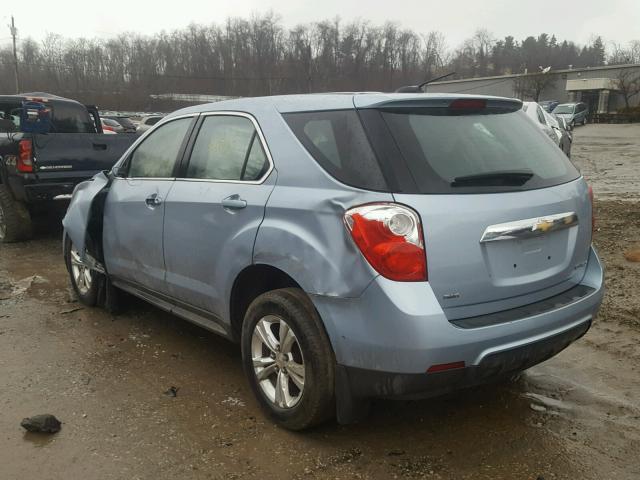 2GNFLEEK0F6194271 - 2015 CHEVROLET EQUINOX LS BLUE photo 3