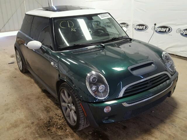 WMWRE33433TD63386 - 2003 MINI COOPER S GREEN photo 1