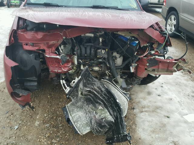 1G2ZF57B184247918 - 2008 PONTIAC G6 VALUE L MAROON photo 9