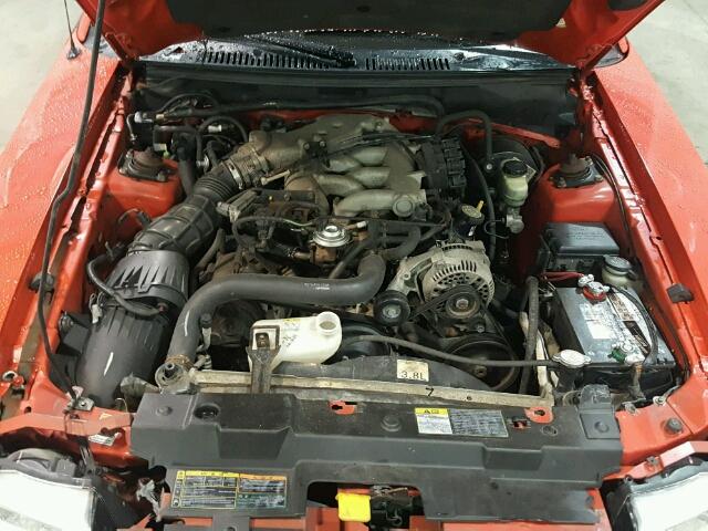 1FAFP4041YF308647 - 2000 FORD MUSTANG RED photo 7