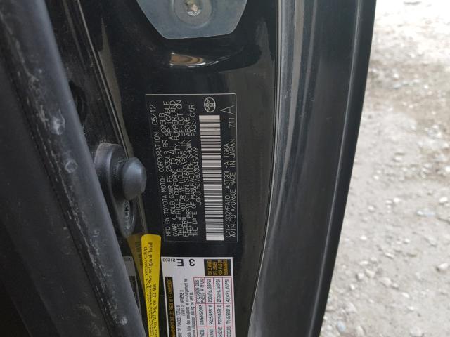 JTKJF5C78D3045659 - 2013 TOYOTA SCION TC 黑色 照片 10