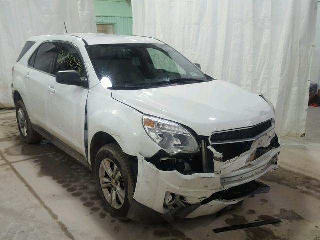 2GNFLCEK2D6380055 - 2013 CHEVROLET EQUINOX LS WHITE photo 1