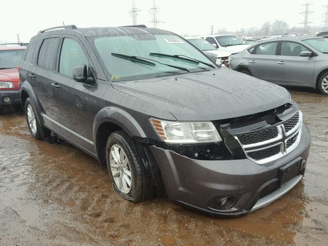 3C4PDDBGXFT544067 - 2015 DODGE JOURNEY SX GRAY photo 1