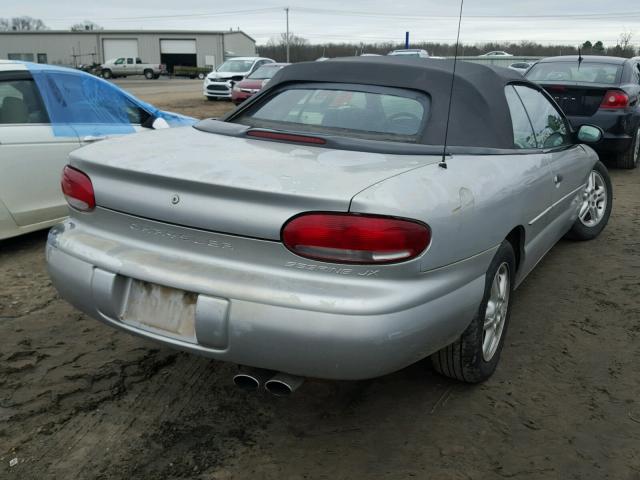 3C3EL45H8YT200906 - 2000 CHRYSLER SEBRING JX SILVER photo 4