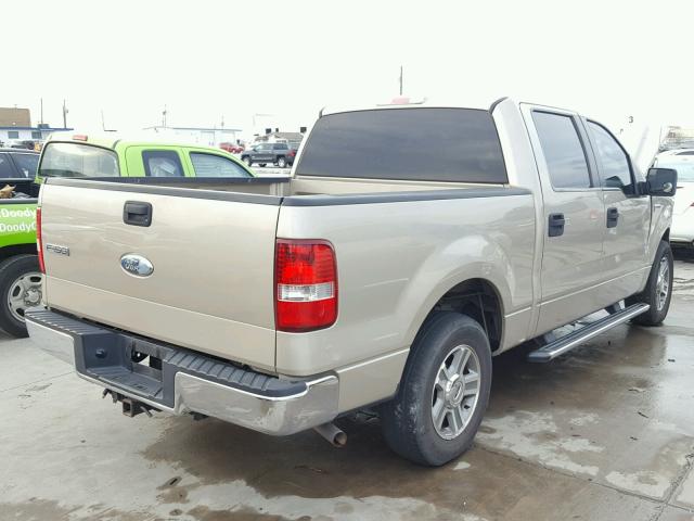 1FTPW12V67FA14360 - 2007 FORD F150 SUPER GOLD photo 4