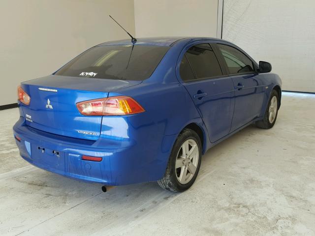 JA3AU26U39U043086 - 2009 MITSUBISHI LANCER ES/ BLUE photo 4