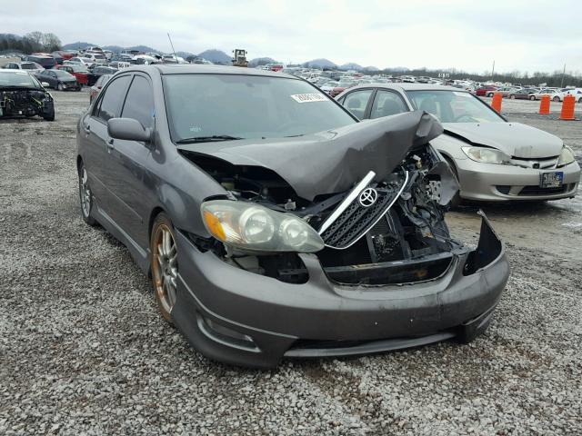 1NXBR32E55Z441255 - 2005 TOYOTA COROLLA CE GRAY photo 1