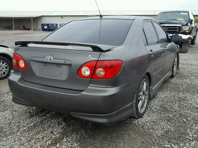 1NXBR32E55Z441255 - 2005 TOYOTA COROLLA CE GRAY photo 4