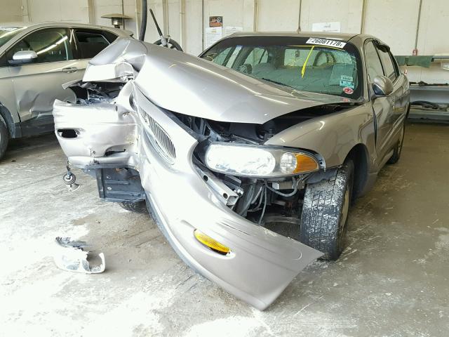 1G4HP54K81U209757 - 2001 BUICK LESABRE CU TAN photo 2