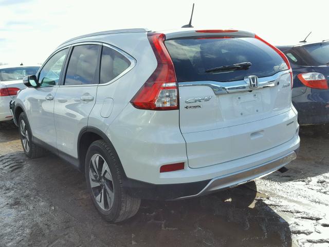 5J6RM4H95GL117050 - 2016 HONDA CR-V TOURI WHITE photo 3