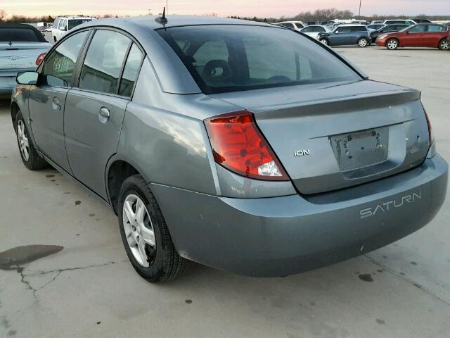 1G8AZ55F27Z182076 - 2007 SATURN ION LEVEL GRAY photo 3