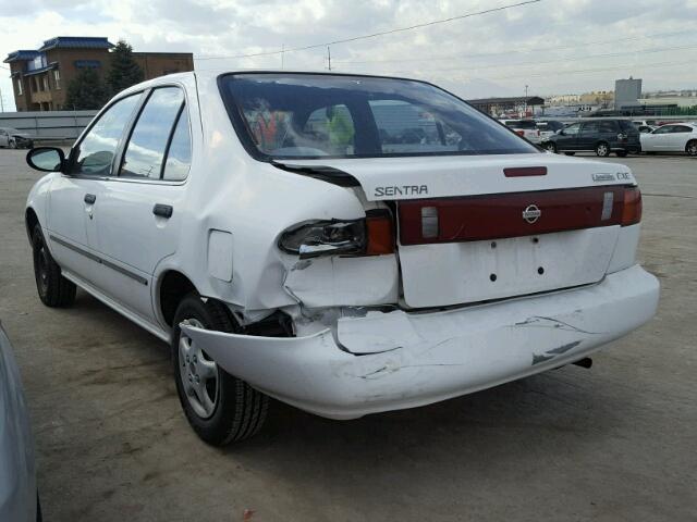 1N4AB41D0VC760335 - 1997 NISSAN SENTRA XE WHITE photo 3