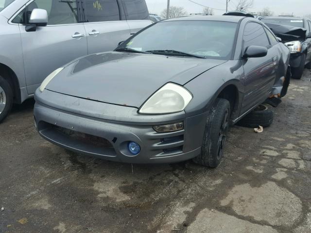 4A3AC44G13E103698 - 2003 MITSUBISHI ECLIPSE GS SILVER photo 2