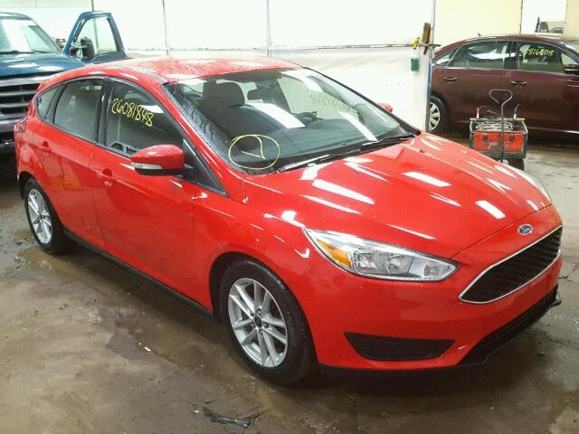1FADP3K28FL222800 - 2015 FORD FOCUS SE RED photo 1