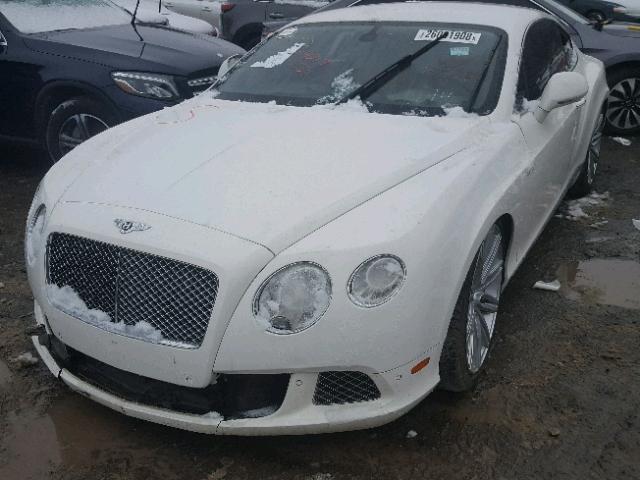 SCBFC7ZA0DC084592 - 2013 BENTLEY CONTINENTA WHITE photo 2