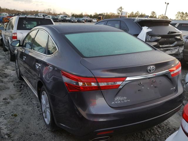 4T1BK1EB9EU117557 - 2014 TOYOTA AVALON BAS GRAY photo 3