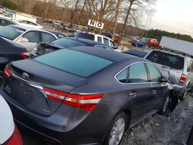 4T1BK1EB9EU117557 - 2014 TOYOTA AVALON BAS GRAY photo 4