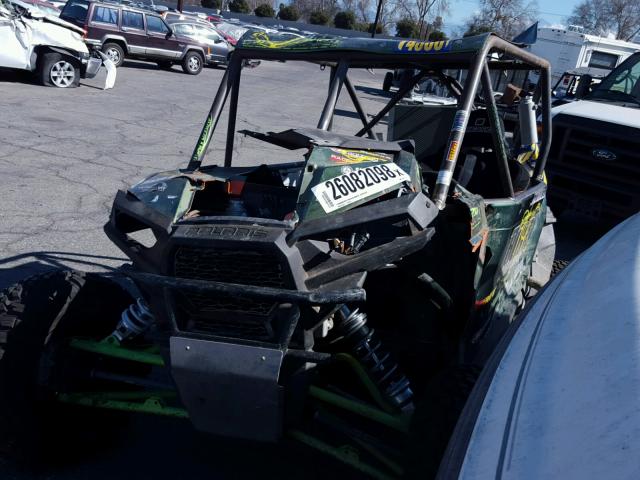 3NSVDE924GF448814 - 2016 POLARIS RZR XP TUR GREEN photo 2