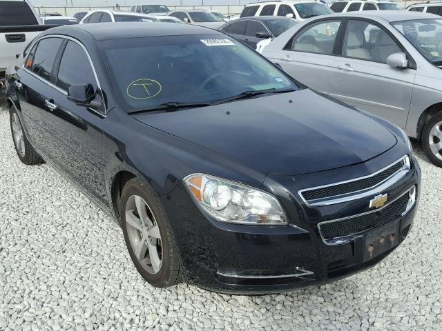 1G1ZC5E09CF186555 - 2012 CHEVROLET MALIBU 1LT BLACK photo 1