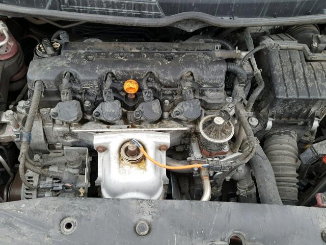 19XFA16849E048261 - 2009 HONDA CIVIC EX მუქწითელი ფოტო 7