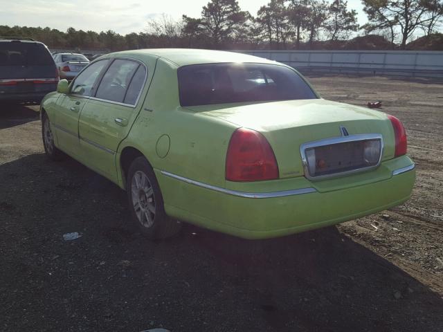 1LNHM84W97Y629512 - 2007 LINCOLN TOWN CAR E GREEN photo 3