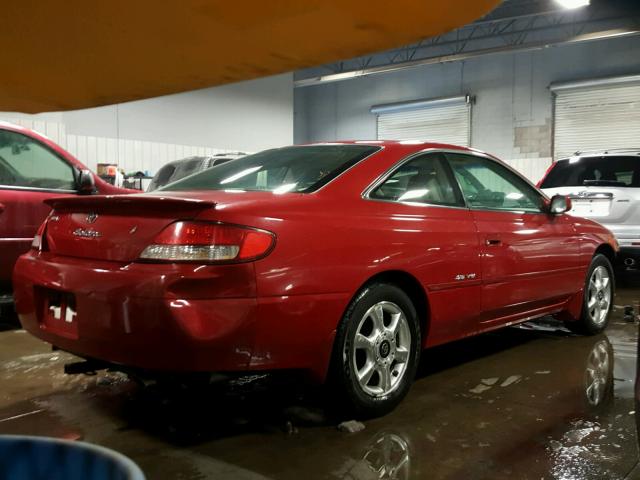 2T1CF22P1YC315229 - 2000 TOYOTA CAMRY SOLA RED photo 4