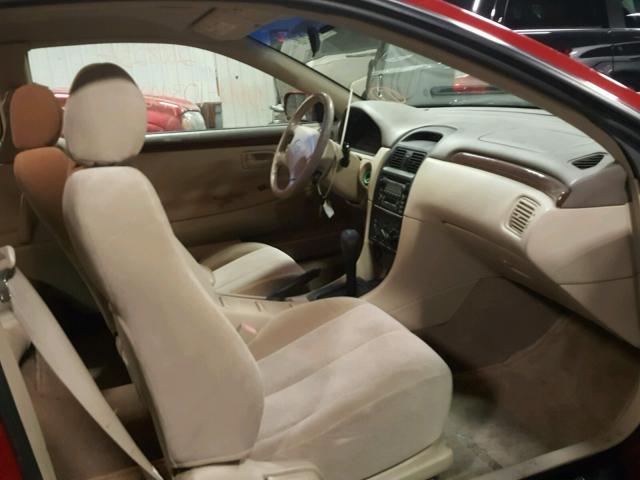 2T1CF22P1YC315229 - 2000 TOYOTA CAMRY SOLA RED photo 5