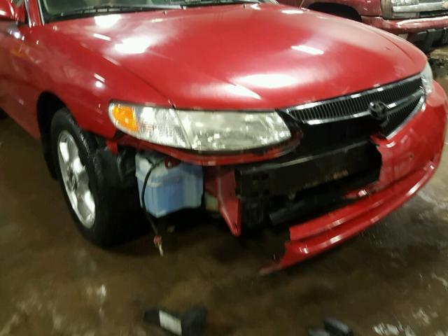 2T1CF22P1YC315229 - 2000 TOYOTA CAMRY SOLA RED photo 9