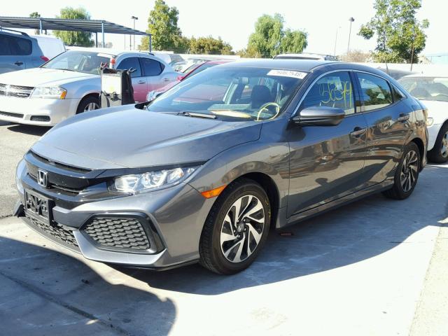 SHHFK7H20HU421442 - 2017 HONDA CIVIC LX GRAY photo 2