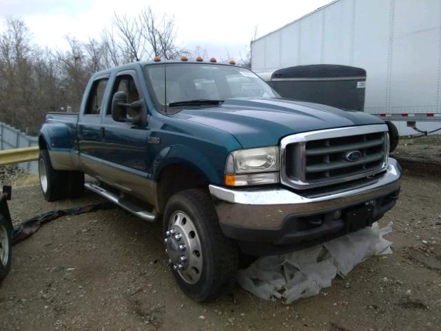 1FTWW33F21EB31428 - 2001 FORD F350 SUPER GREEN photo 1