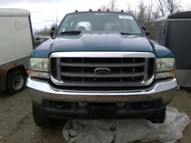 1FTWW33F21EB31428 - 2001 FORD F350 SUPER GREEN photo 9