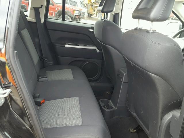 1J8FF47W58D669422 - 2008 JEEP COMPASS SP BLACK photo 6