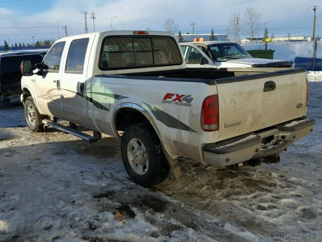 1FTSW21P06EA66574 - 2006 FORD F250 SUPER WHITE photo 3