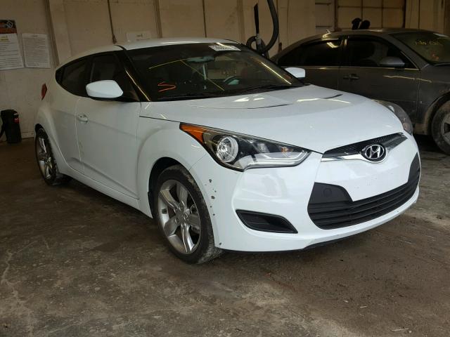 KMHTC6ADXEU213588 - 2014 HYUNDAI VELOSTER B WHITE photo 1