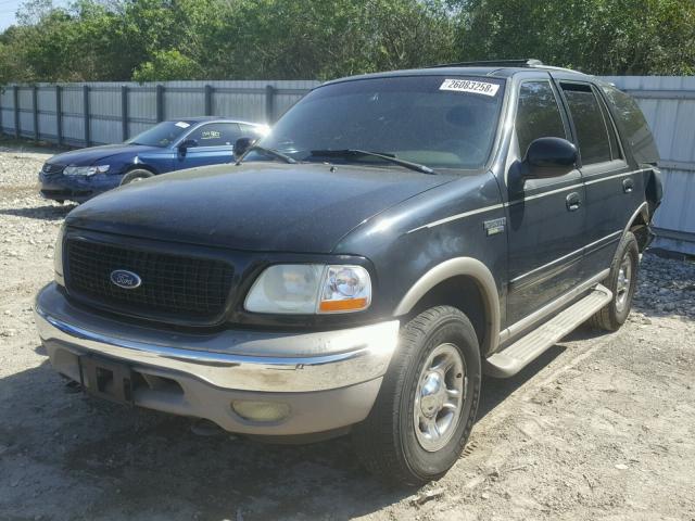 1FMPU18L6YLB62048 - 2000 FORD EXPEDITION BLACK photo 2