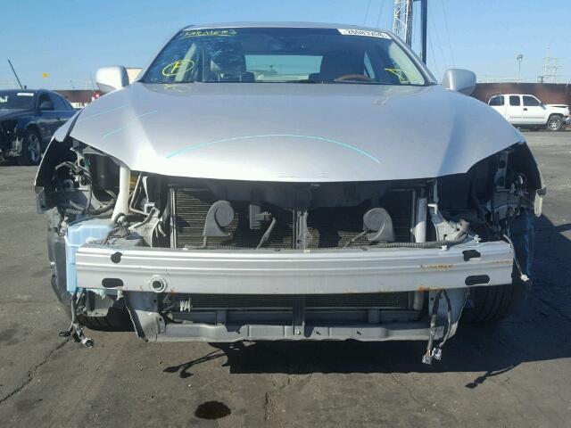 JTHBJ46G172050646 - 2007 LEXUS ES 350 SILVER photo 9