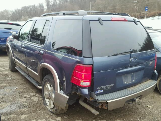 1FMZU74KX4UA80353 - 2004 FORD EXPLORER E BLUE photo 3