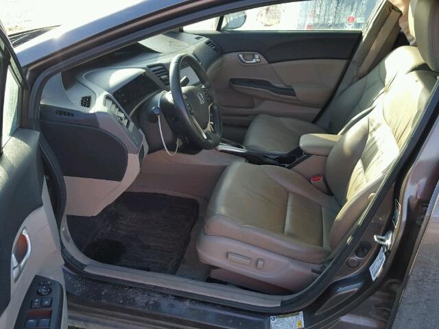 2HGFB2F93CH029404 - 2012 HONDA CIVIC EXL GRAY photo 6